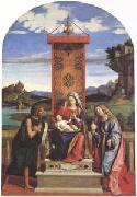 CARACCIOLO, Giovanni Battista The Virgin and Child between John the Baptist and Mary Magdalen (mk05) Spain oil painting artist